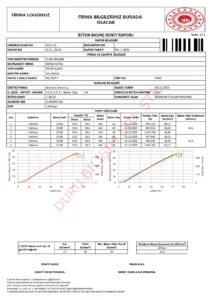 YapDen Laboratuvar Uygulaması Lisans Yenilemesi (1 Yıl) 1 BETON RAPORU ORNEGI