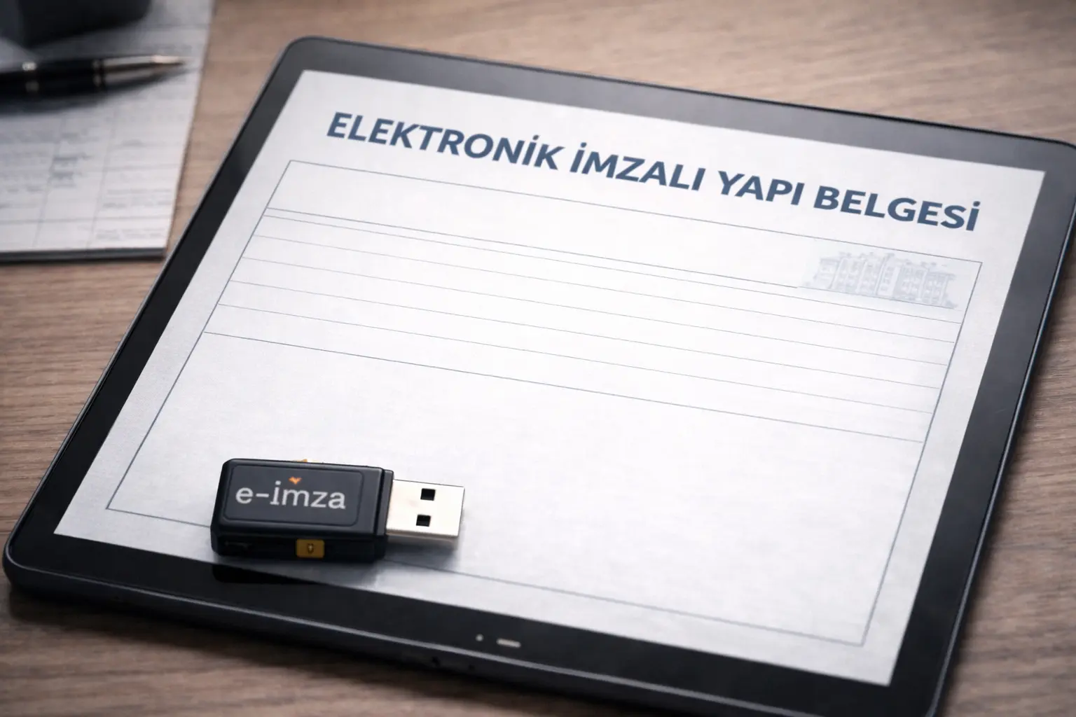 Dijital imza ve yapi belgesi